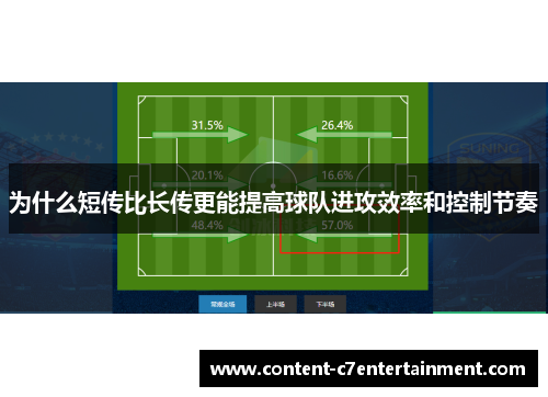 为什么短传比长传更能提高球队进攻效率和控制节奏