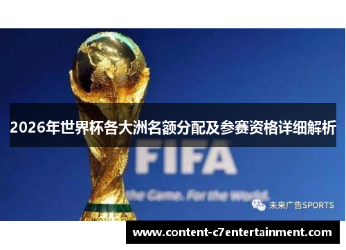 2026年世界杯各大洲名额分配及参赛资格详细解析