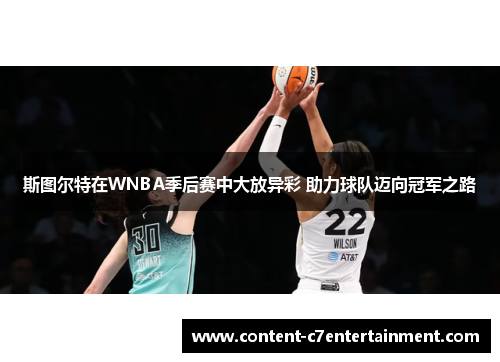斯图尔特在WNBA季后赛中大放异彩 助力球队迈向冠军之路