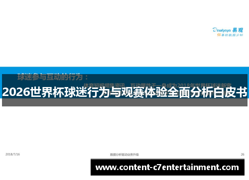 2026世界杯球迷行为与观赛体验全面分析白皮书